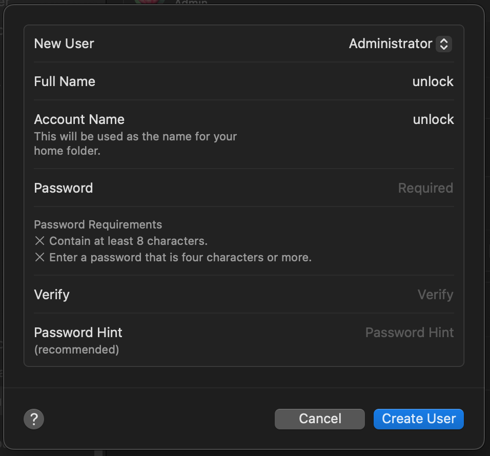 Add User